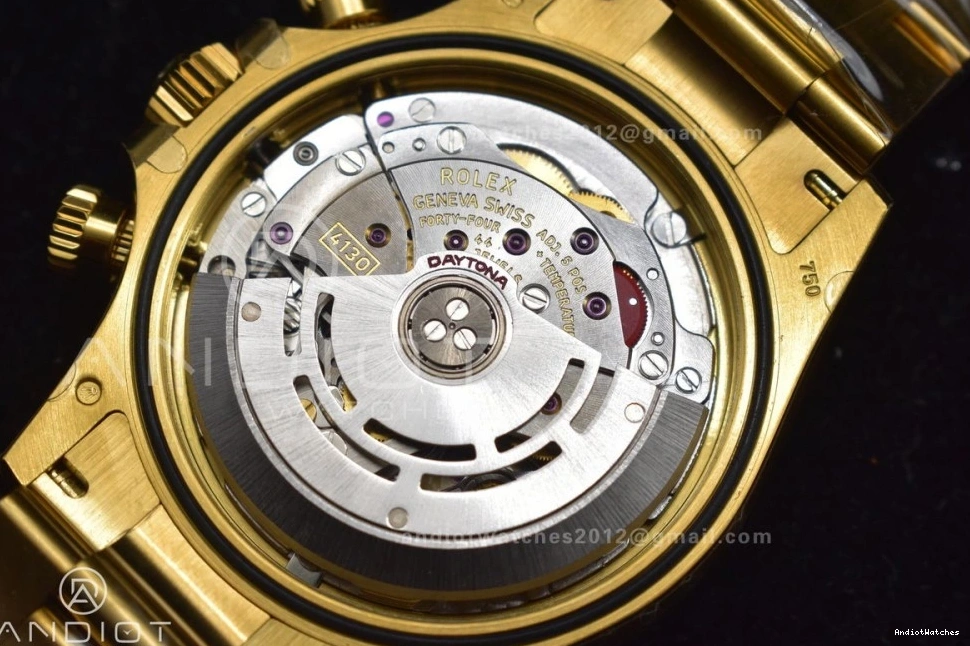 White OnTrend Best YG Daytona 743 Dial Bracelet 1:1 Edition BTF 116508 SA on 0106